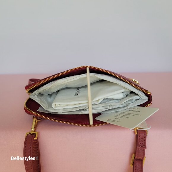 HAMMITT NASH Small Pebbled Leather Crossbody - Rouge Pink color π$175. - Picture 12 of 16